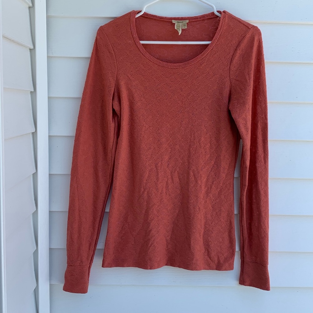 BKE Orange long sleeve with cute design